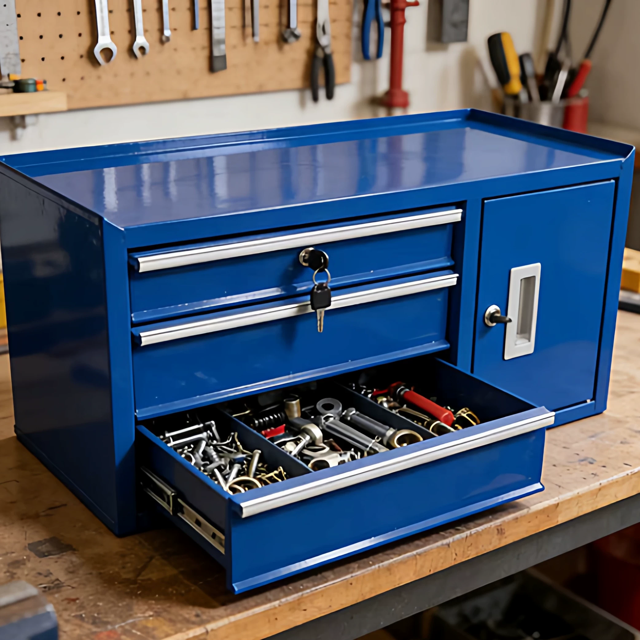 Tools Box For Workshop - Armadietto Multiuso in Ferro per Attrezzi