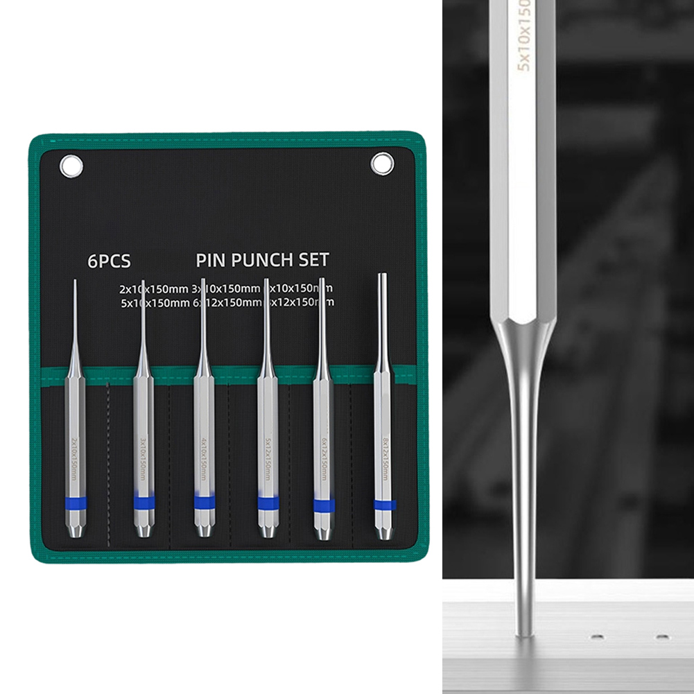 Hand Tools Mechanical Workshop - Set da 1/6 Pezzi di Punzoni