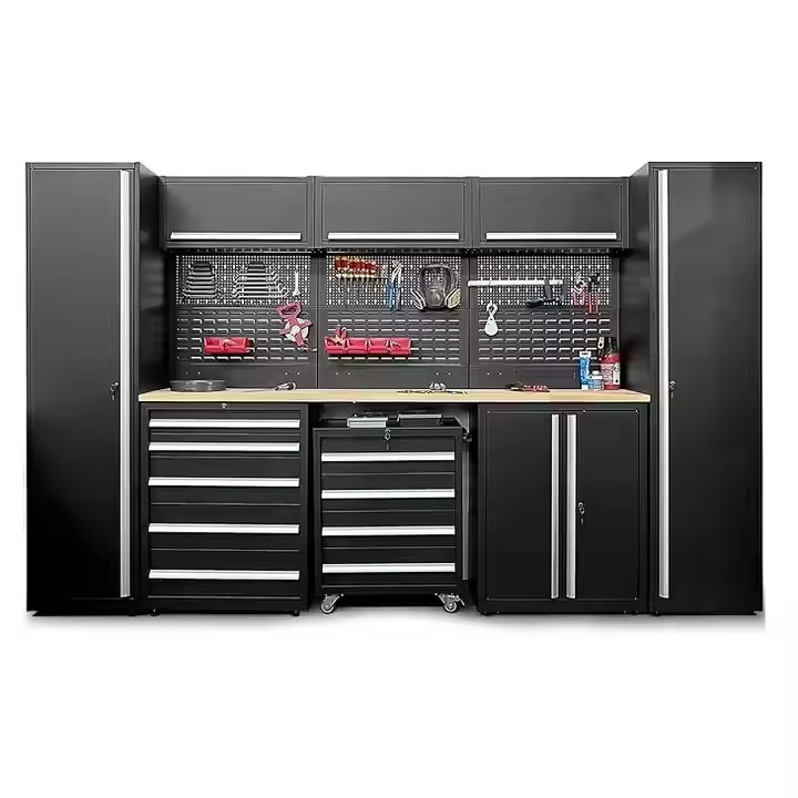 Tools Box For Workshop - Set di Armadietti e Banco da
