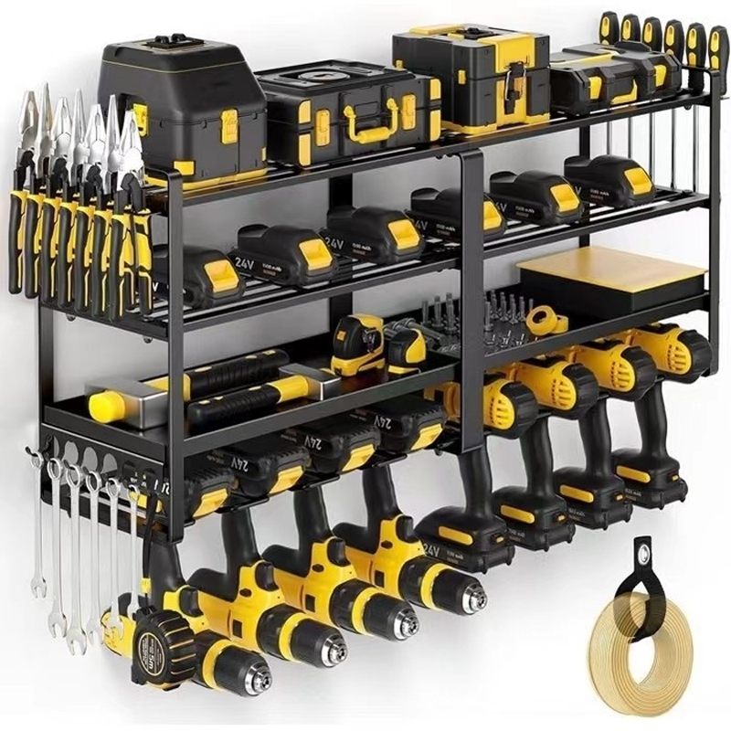 Power Tools In Workshop - Organizzatore per Utensili Elettrici a Parete,