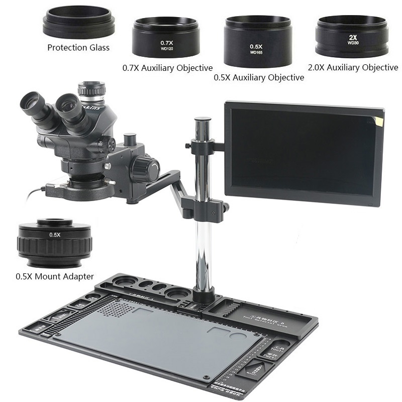 Microscopio Stereo con Zoom 3. - Workbench Portable Fold recensione e prezzo
