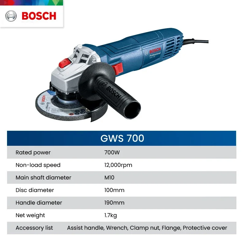 Smerigliatrice Angolare Bosch  - Hand Tools Mechanical Workshop recensione e prezzo