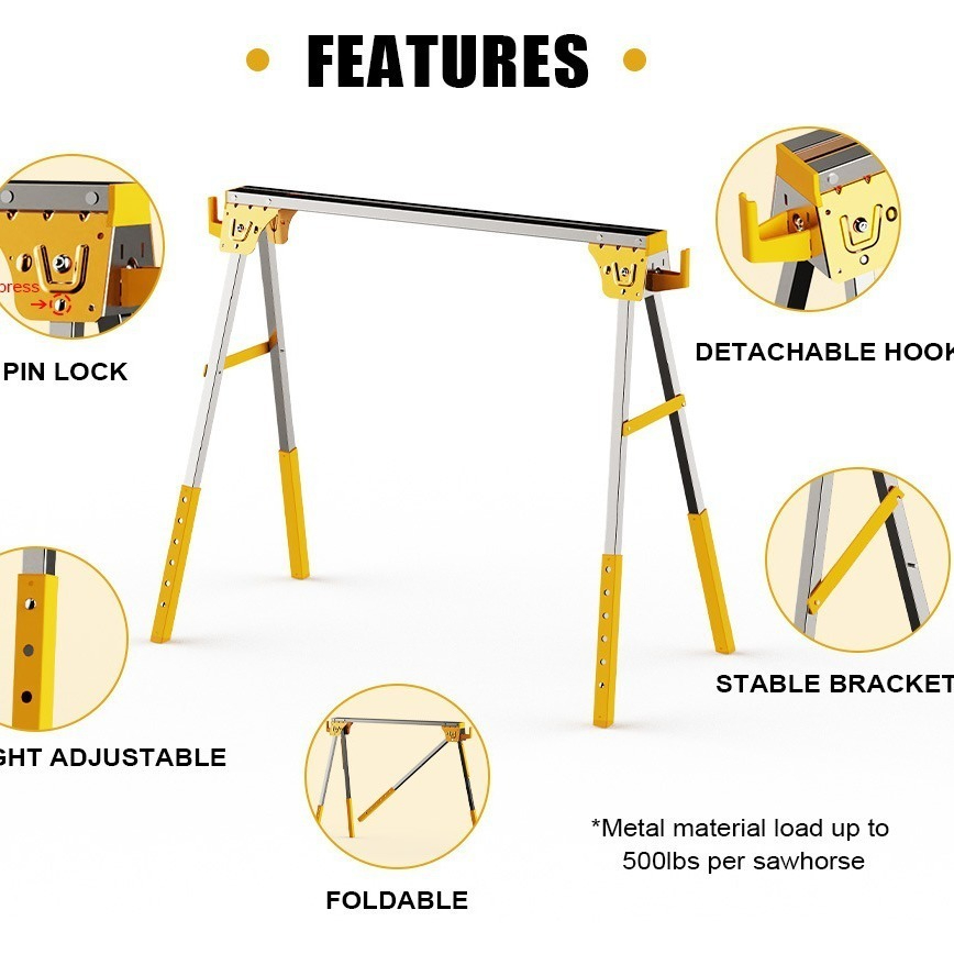Cavallo a sega/supporto per se - Workbench Portable Fold recensione e prezzo